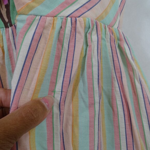 Matilda Jane No Baggage Pastel Striped Maxi Dress Women Size S Easter Spring - Picture 14 of 15